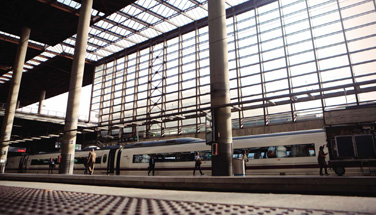 Elevated metro station